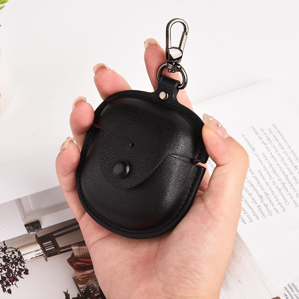 1pc Leather Earphone Cases for BOSE QuietComfort Earbuds 2 with Keychain Protective Cover Headphone 