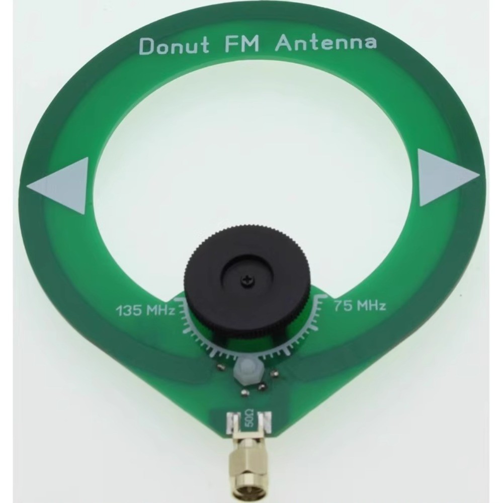 FM Antenna 75M-135Mhz FM Antenna SMA Male Interface Mini Loop Antenna