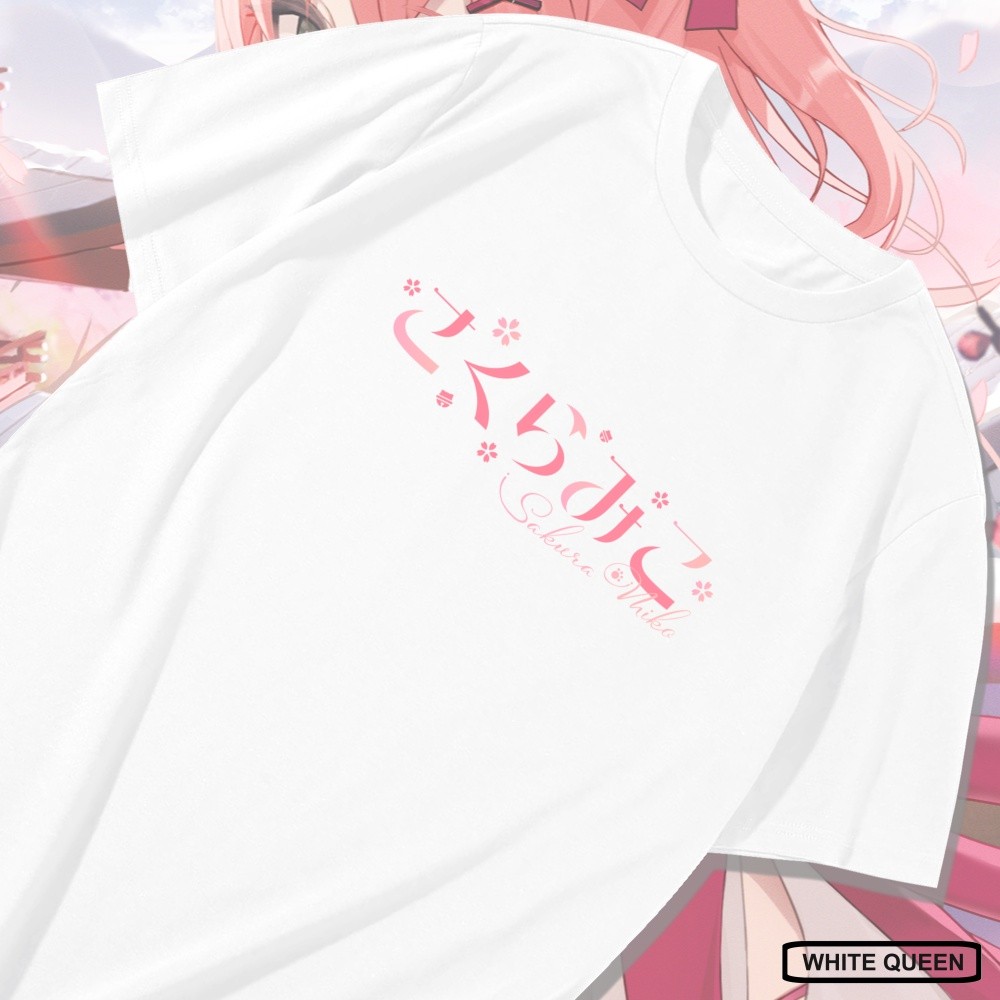 KAOS SAKURA MIKO LOGO HOLOLIVE -  DESIGN VTUBER LOGO SAKURA MIKO HOLOLIVE