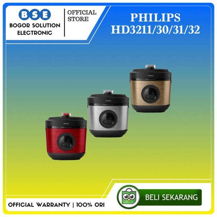 Rice Cooker PHILIPS HD3211/30 PHILIPS Rice Cooker 1.8 Liter HD3211/31 PHILIPS HD3211/32 [ORI]