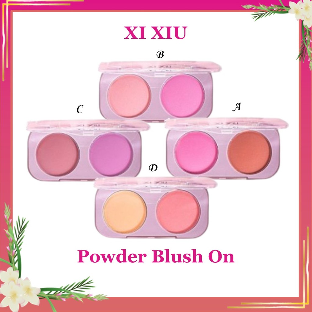XI XIU Compact Powder Blush On | Xi Xiu Powder Blush New Packaging