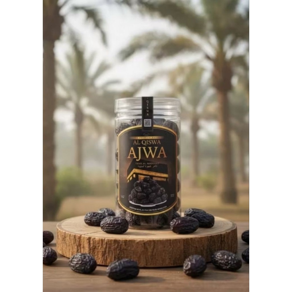 KURM AJWA 500 GRAM KEMASAN TOPLES/ KURMA AJWA FREE BUBLEWRAP