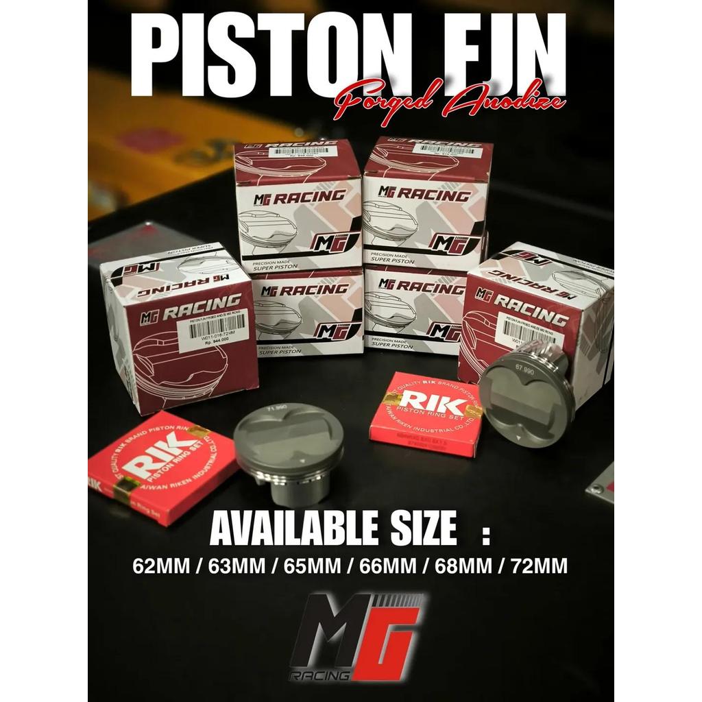 PISTON FJN MG RACING FORGED ANODIZE | PISTON FJN MG RACING | 100% ORIGINAL PRODUCT