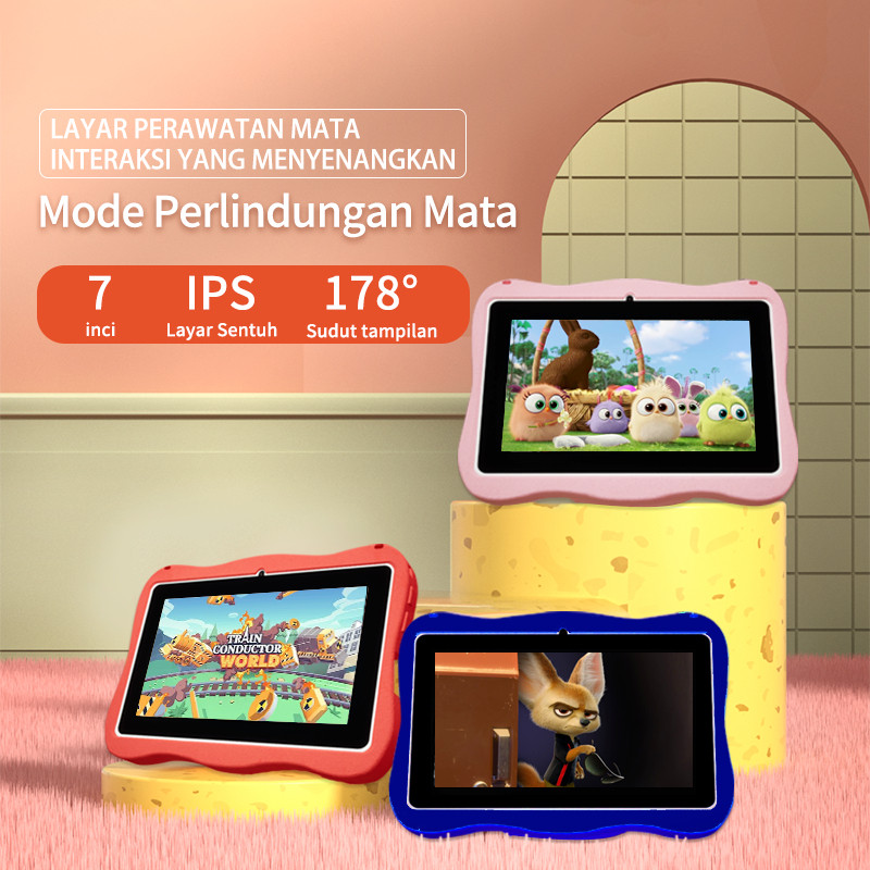 Amiyo tab study kids tablet anak A15 astronout version   Tablet Astronout IPS Screen  Edukasiasi
