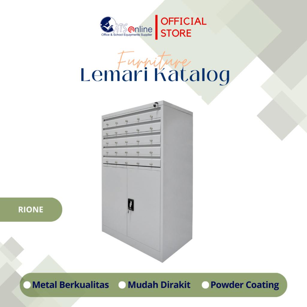 RIONE Lemari Katalog / Rak Katalog
