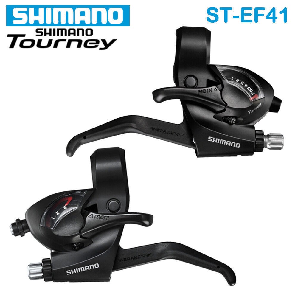 Tuas Pemindah Gigi Shimano Tourney SL-EF41 EF41 3s 6s 7s 3x6s 3x7s Untuk Sepeda MTB, Tuas Pemindah G