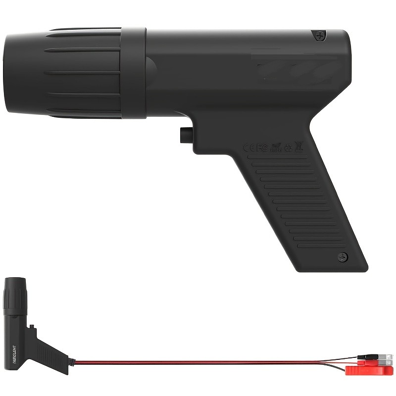 Automotive Timing Light 12V, Inductive Ignition Timing Light Gun for 2&4 Stroke Petrol Engine for Ol