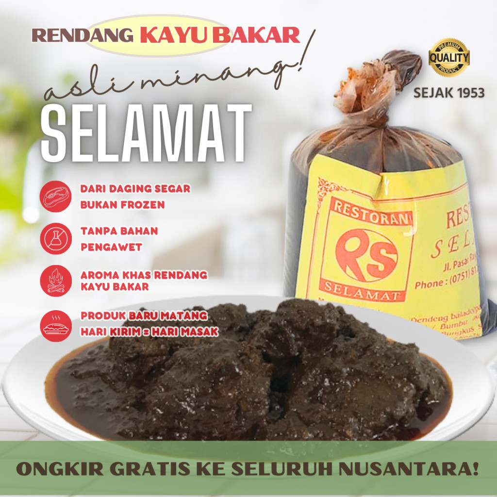 Rendang Sapi Padang Selamat
