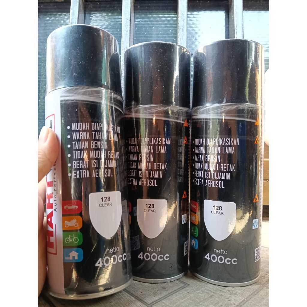 cat serbaguna cat plastik akrilik besi Pilok pilox Hartwell 128 CLEAR 400cc  vernis pernis vernish c