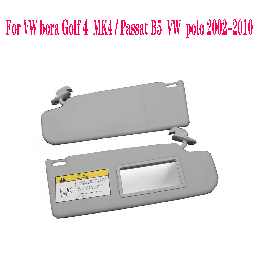 For VW bora Golf 4  MK4 / Passat B5 Console Interior Sunvisor With Mirror Front visor assembly  For 