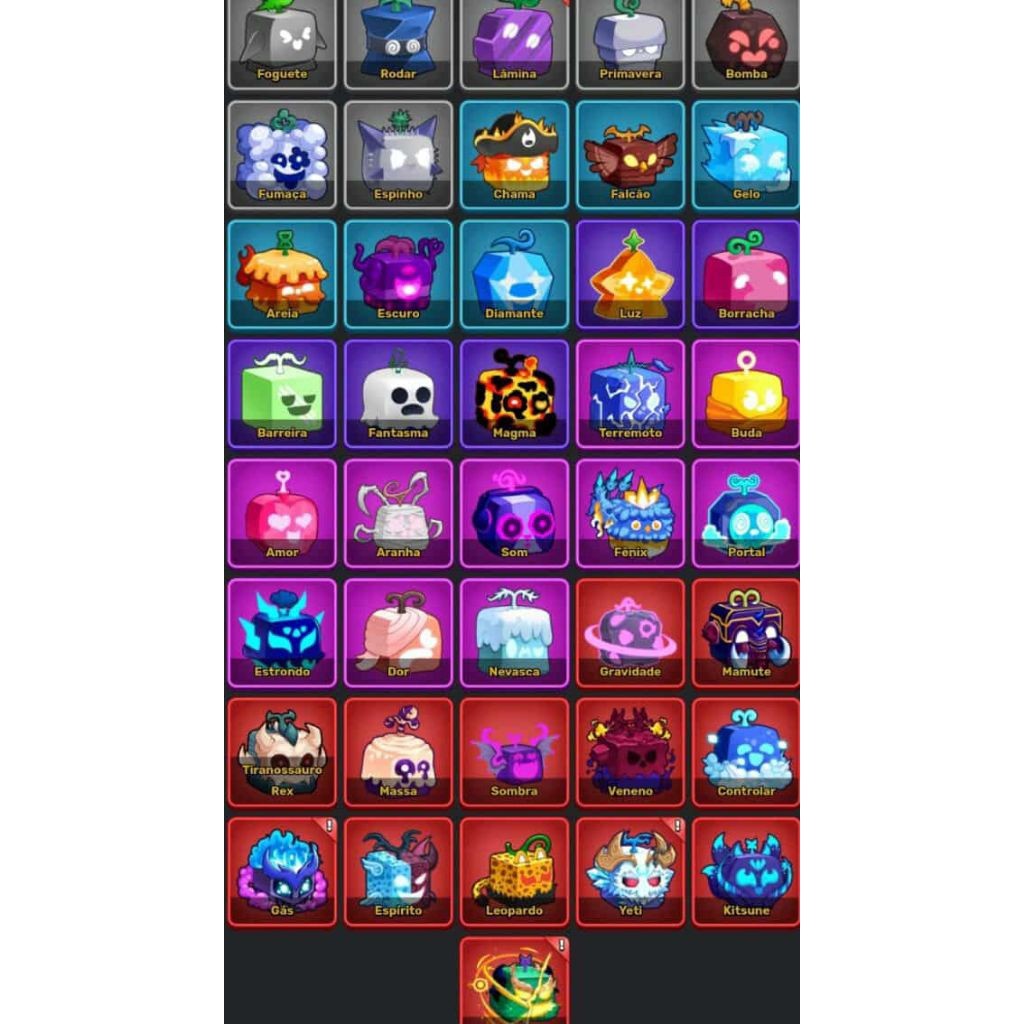 Akun Blox Fruit All Fruit