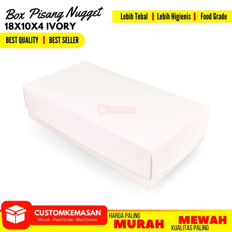 Box Pisang Nugget Laminating, Dus Pisang Nugger, Dus Kue, Dus Brownis