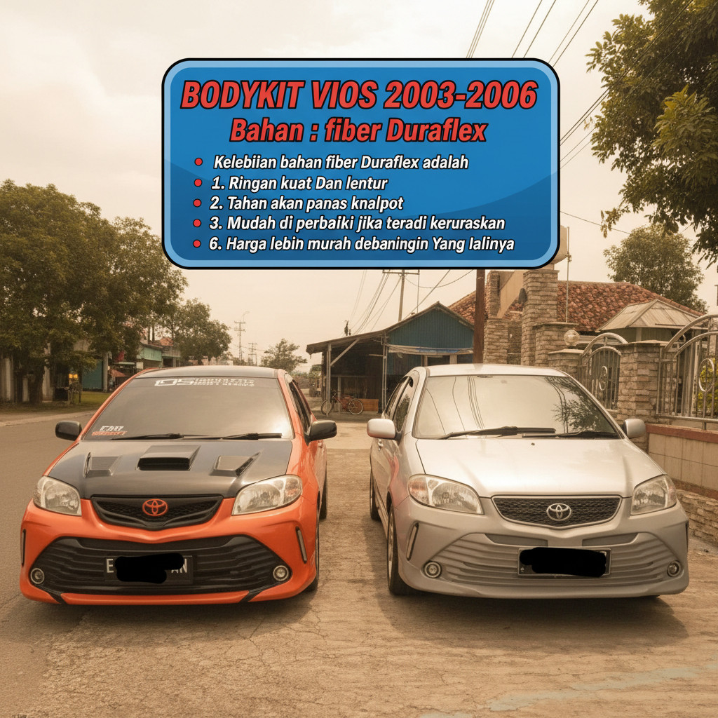 Bodykit Vios Viper gen 1 BODY KIT VIOS 2003-2006