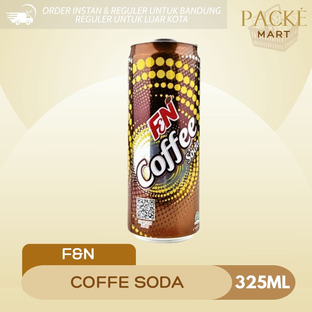 F&N Coffee Soda 325ml / Minuman Berkarbonasi Rasa Kopi / Minuman Ringan