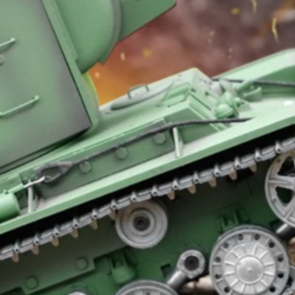 116 HENG LONG TK70 Soviet KV2 RC Tank Gigant 3949 RTR Model ArmyGreen Painted RC Customized Toy Chri