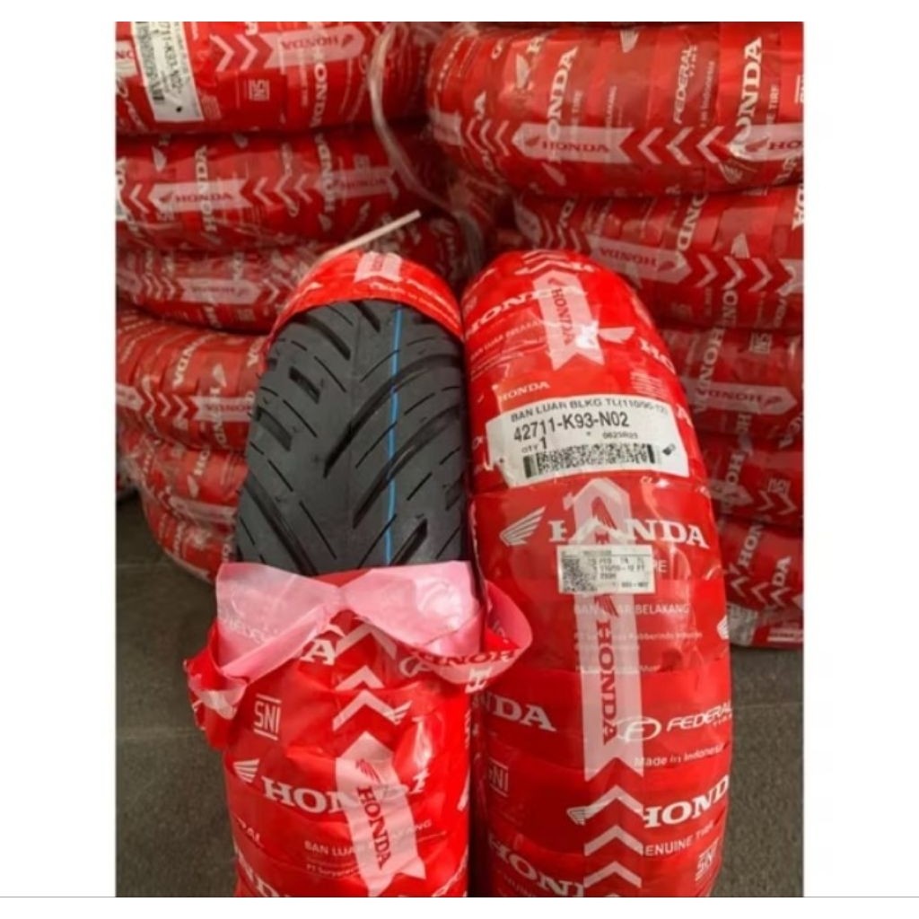 BAN MOTOR FEDERAL SCOOPY RING 12 TUBELESS UKURAN 110/90-100/90 RING 12