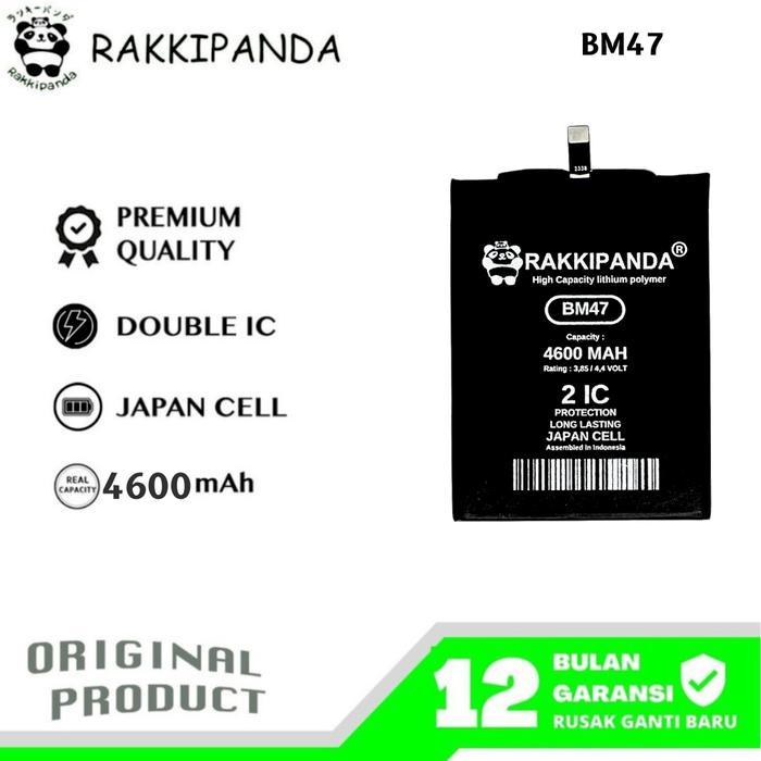 RakkiPanda BM47 Compatible With Redmi 3/Redmi 3S/Redmi 3X/Redmi 4X/Redmi 3 Pro Batre Batrai Baterai 