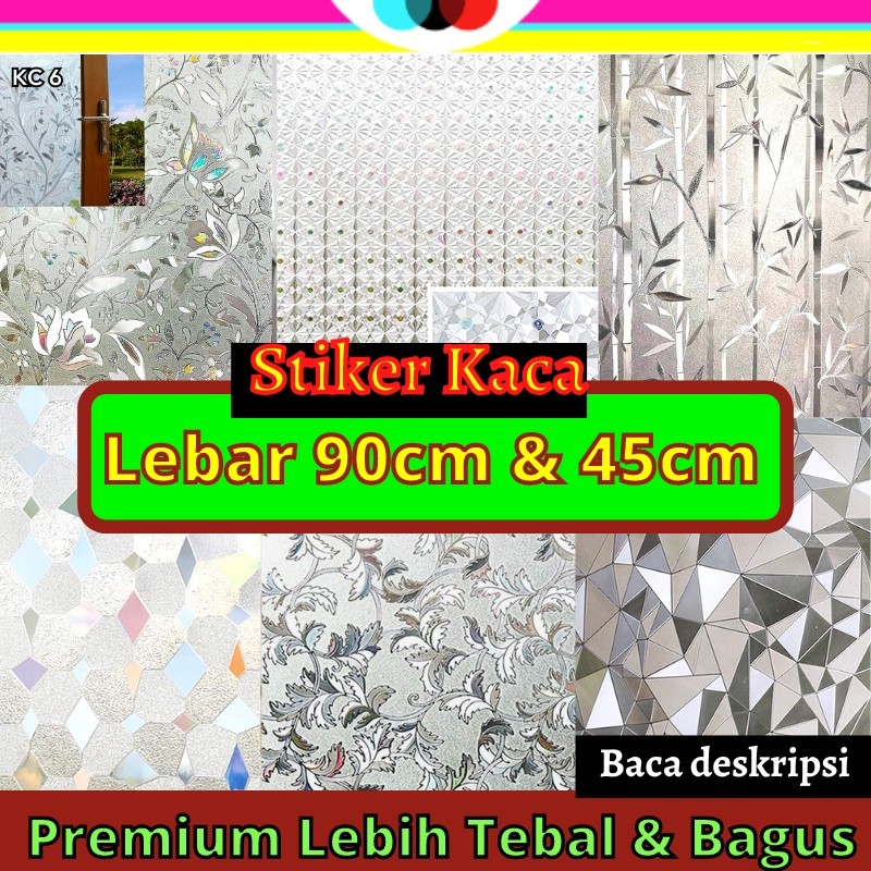 RUSS80 - SUNBLAST STIKER KACA WALLPAPER PINTU JENDELA KACA BUAT KAMAR MANDI KACA STIKER KACA HOLOGRA