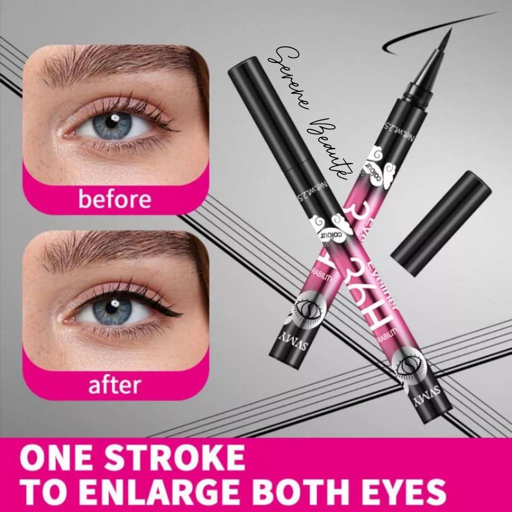 SERENE YMVS 36H Eyeliner Long Lasting Waterproof Eye Liner Anti Air Tahan Keringat LM006 Tidak Luntu