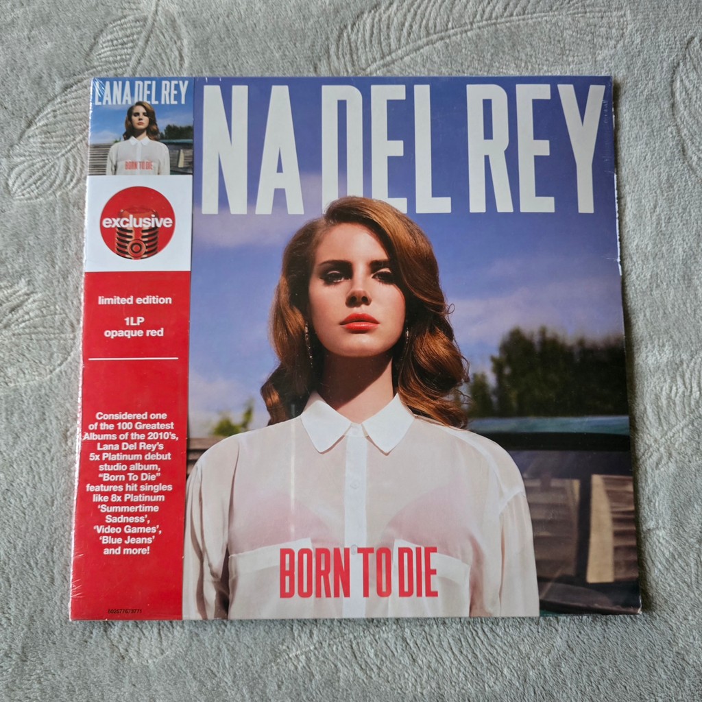 Vinyl Lana Del Rey "Born To Die" Target Exclusive Red Opaque Vinyl Limited Edition