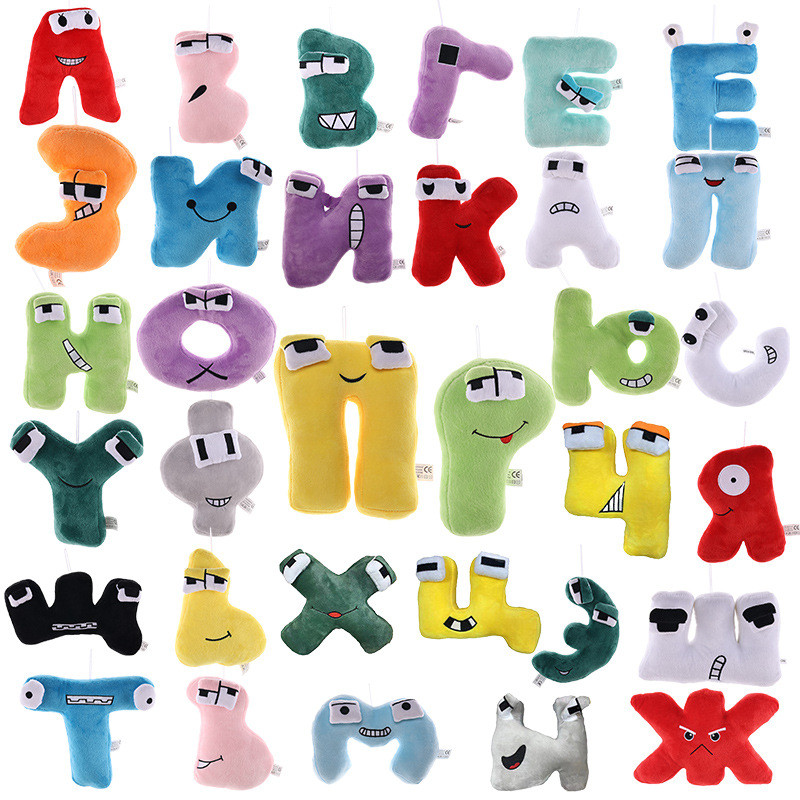 New 33 styles Alphabet Lore Russian Alphabet Lore Plush Toy Stuffed Animal Doll Educational Toys Kid