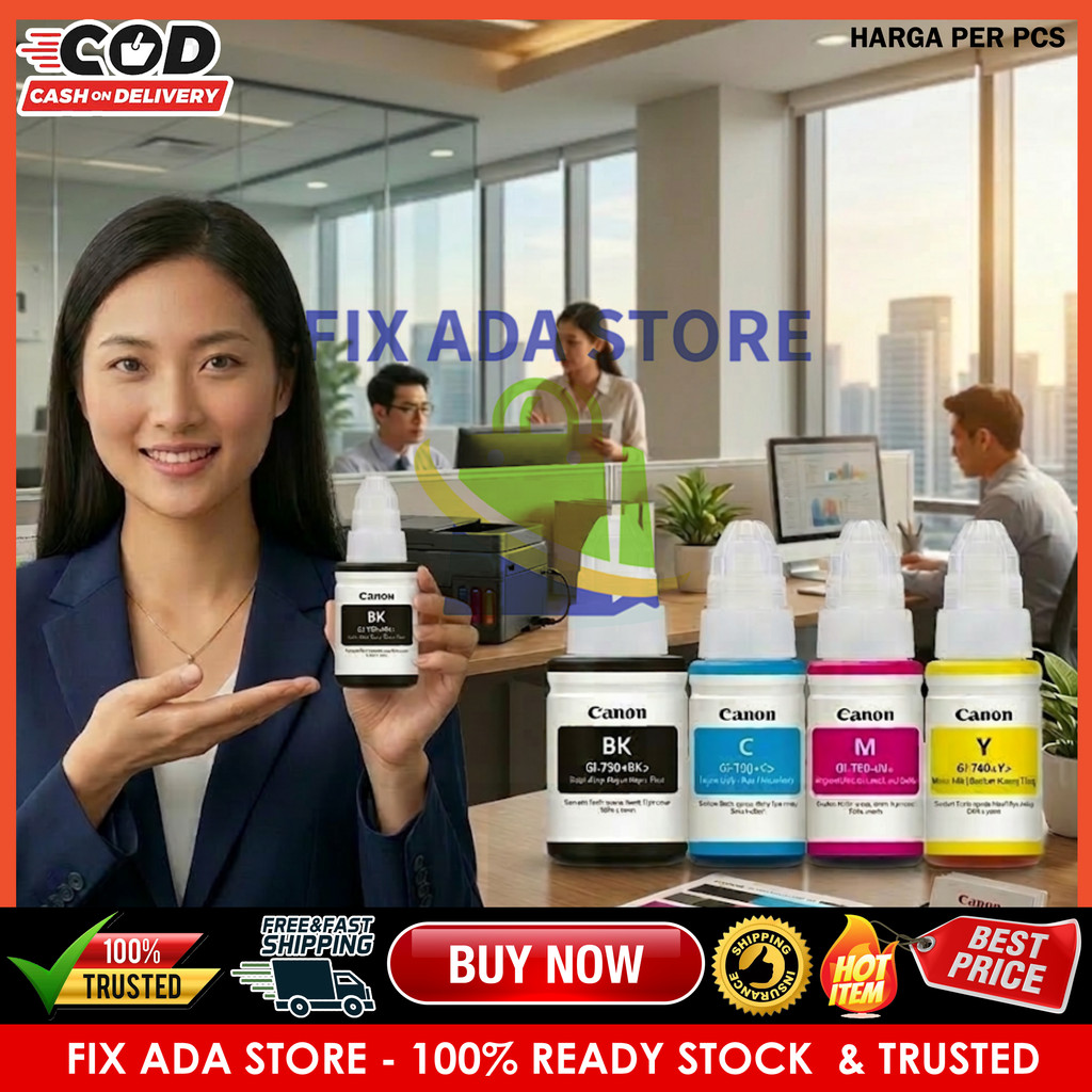 Canon Tinta Printer Gi 790 Original Pixma GI-790 Printer Ink For G1000 G2000 G3000 G4000 G1010 G2010