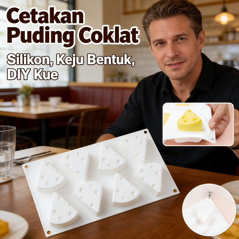 Keju Mould Cheese Cake DIY Kue Puding Bentuk Coklat