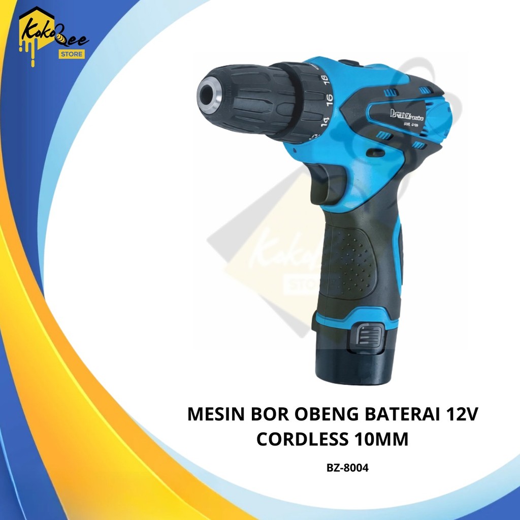 Benz Werkz Bor Baterai Cordless Drill BZ8004 / Bor Tangan Baterai 12V Benz BZ-8004