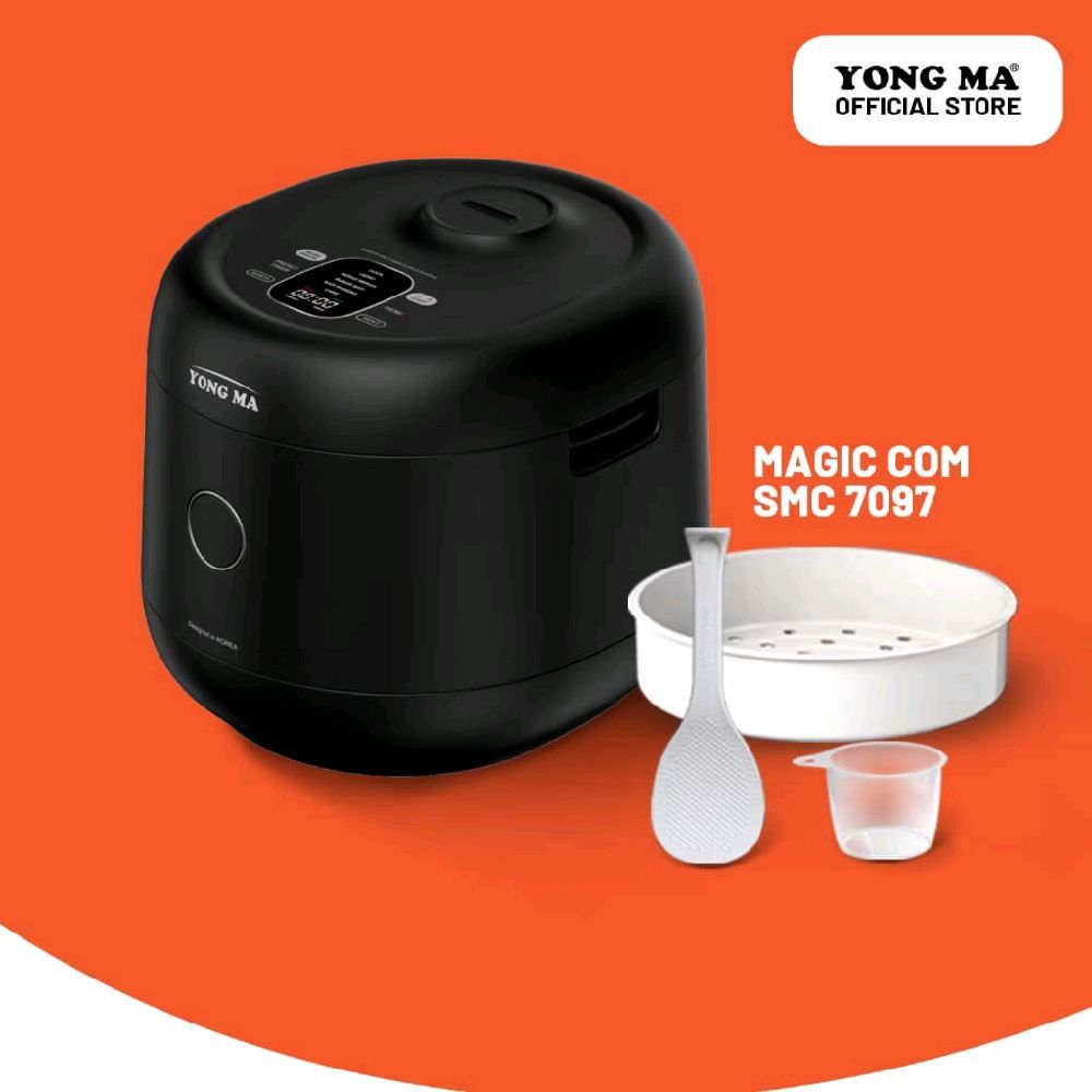 Yong Ma Smc 7097 Magic Com Digital 2 Liter Dengan 7 Setting Menu Yong Ma Smc 7097 Rice Cooker Digita