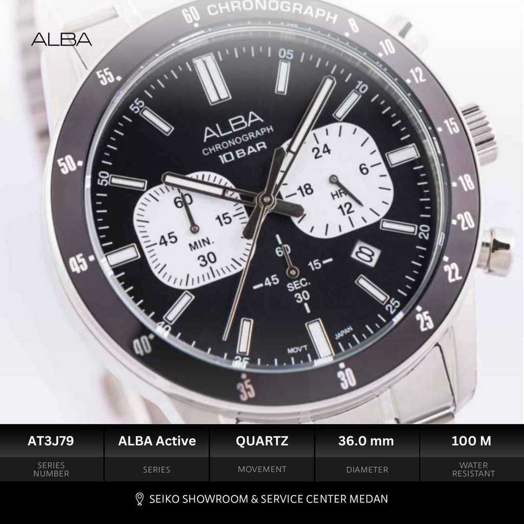Alba Active AT3J79 Chronograph panda
