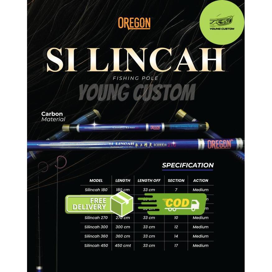 Joran Tegek Oregon Silincah - 450 -young