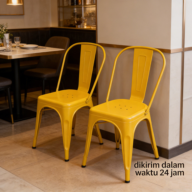 JF-Kursi Makan/Kursi Tamu/Kursi Meja Minimalis/Kursi Besi/Kursi Taman/Bangku Besi Elegan/Kursi Taman