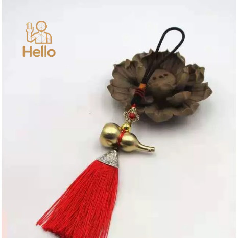 COD Liontin Tabung Labu Kuningan Import High Quality Kecil