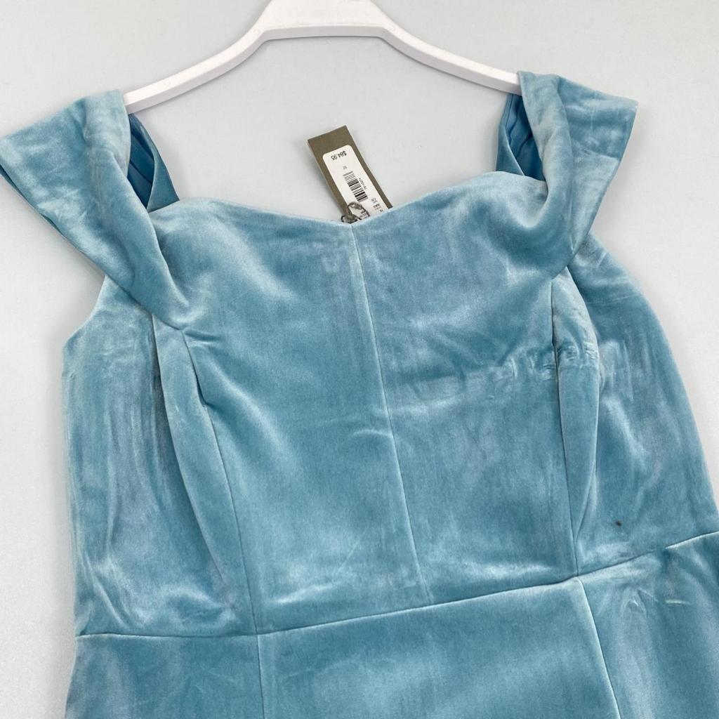 Dress Velvet Elegan Model Eva Mendes Lembut Mewah Nyaman Dipakai untuk Acara Spesial