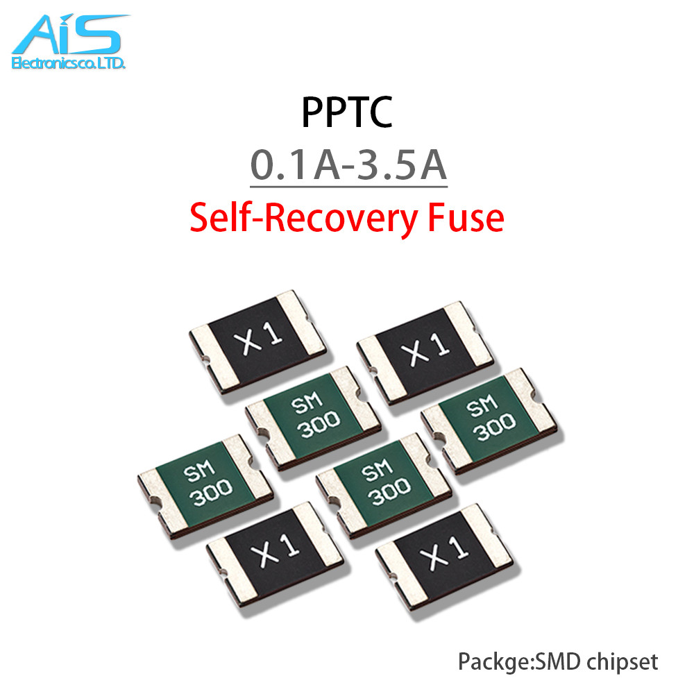 20Pcs/lot 1812 SMD Fuse yang Dapat Diatur Ulang PPTC 0.1A/0.2A/0.5A/0.75A/1.1A/1.5A/1.6A/2A/2.6A/3A/
