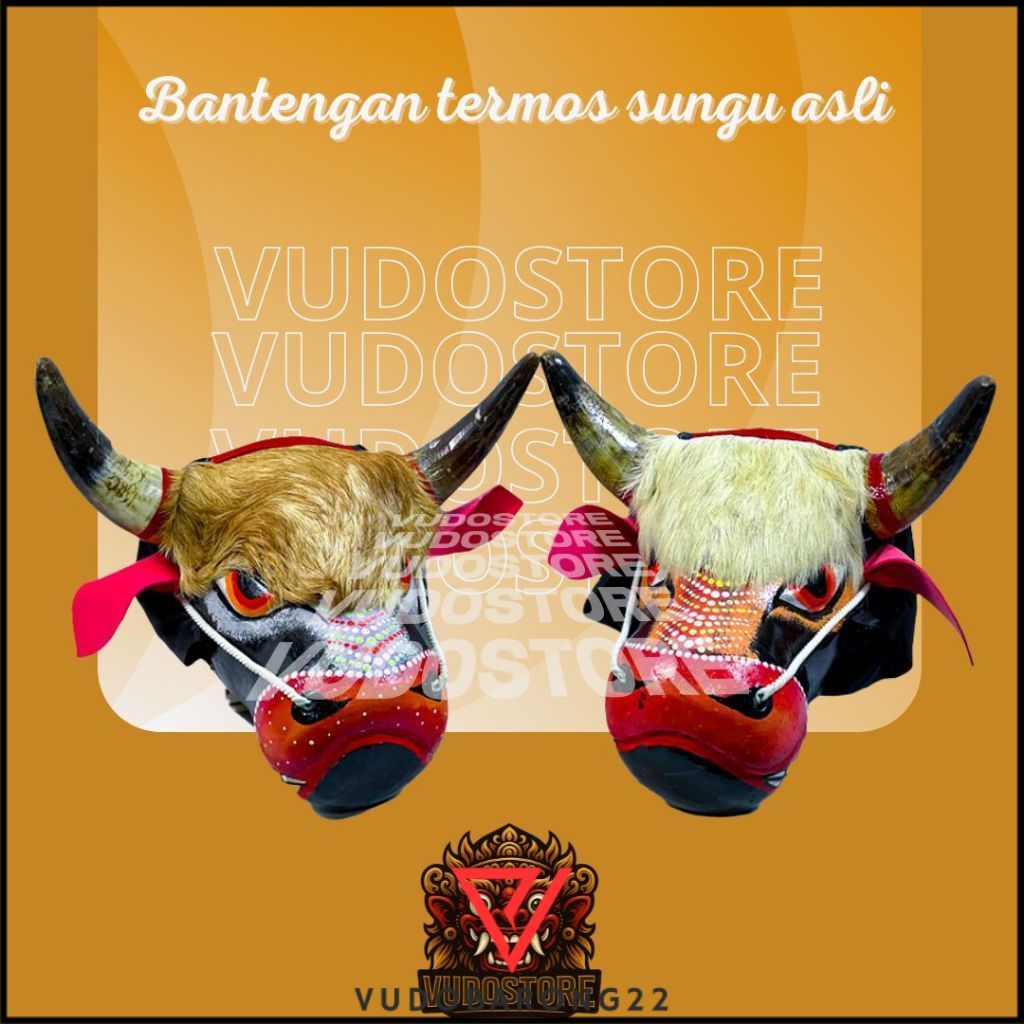 Vudobarong22 bantengan termos sungu asli anak  dan dewasa siap pentas