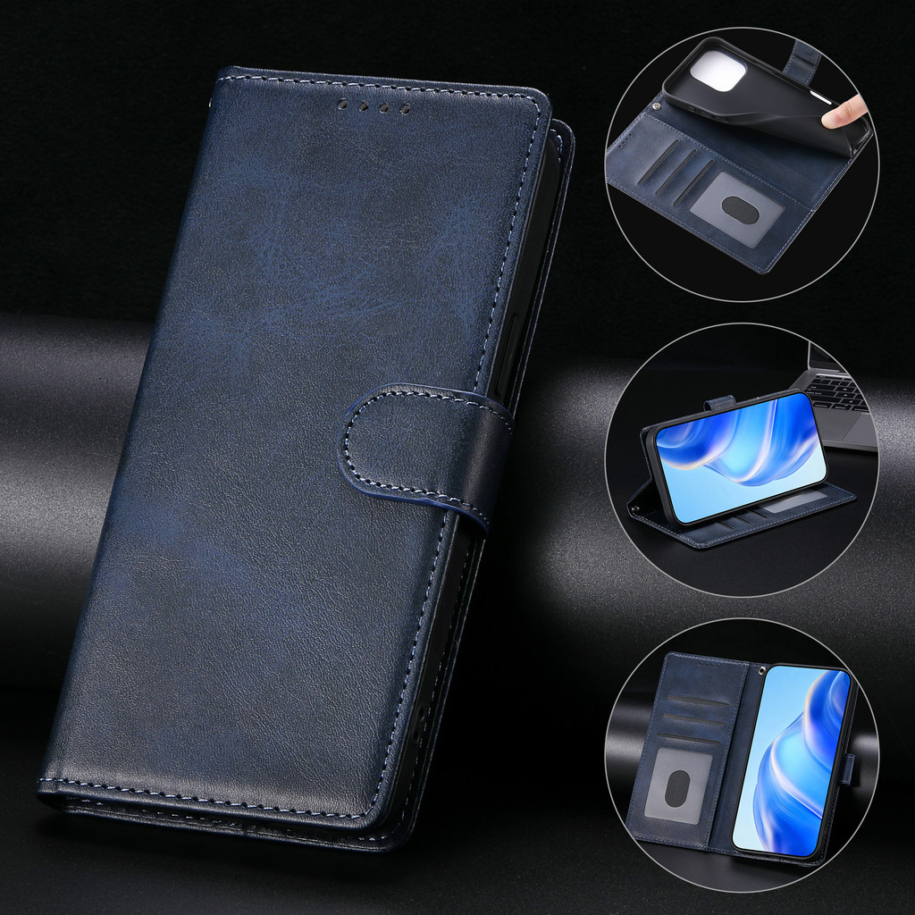 Flip Case untuk Samsung Galaxy A51 A71 A12 A22 A32 A52 A52s A72 A13 A23 A33 A53 A73 5G A04 A04s, Cov