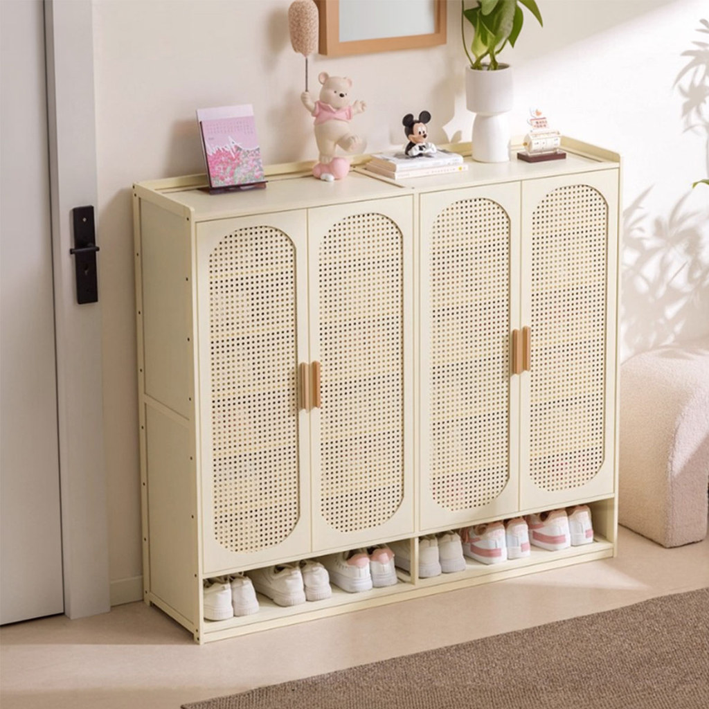 Homedoki Lemari Sepatu/Lemari Sepatu Tertutup/Lemari Kayu Minimalis/Lemari Sepatu Susun Tertutup/Lem