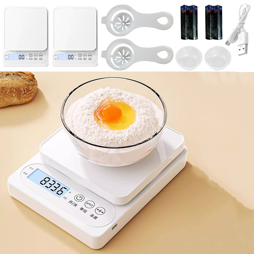 Timbangan Elektronik Presisi Tinggi 5kg/10kg dengan Fungsi Tara untuk Dapur & Kue