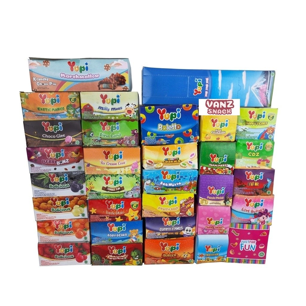 Permen Yupi BOX Jelly Gummy