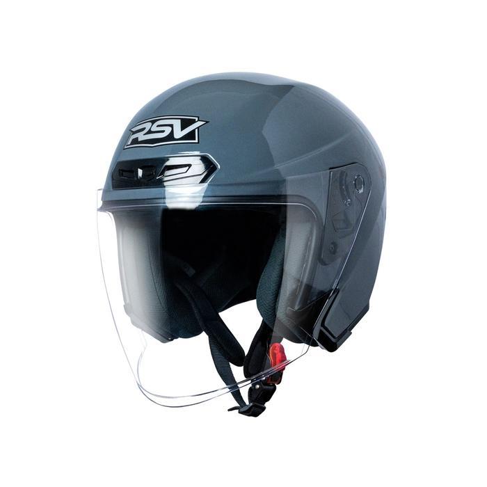 Helm RSV New Windtail Solid Platinum Grey RSV Helmet New Windtail