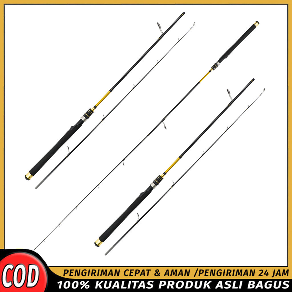 JORAN PANCING PIRATE KING CARBON SOLID 165CM DAN 180CM 7 RING FUJI K GUIDE AMERICAN STYLE