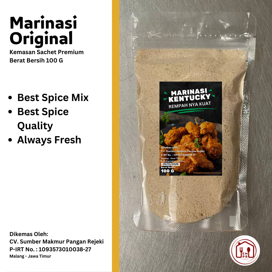 nasiatunasgor Bumbu Marinasi Ayam Kentucky 100 Gr