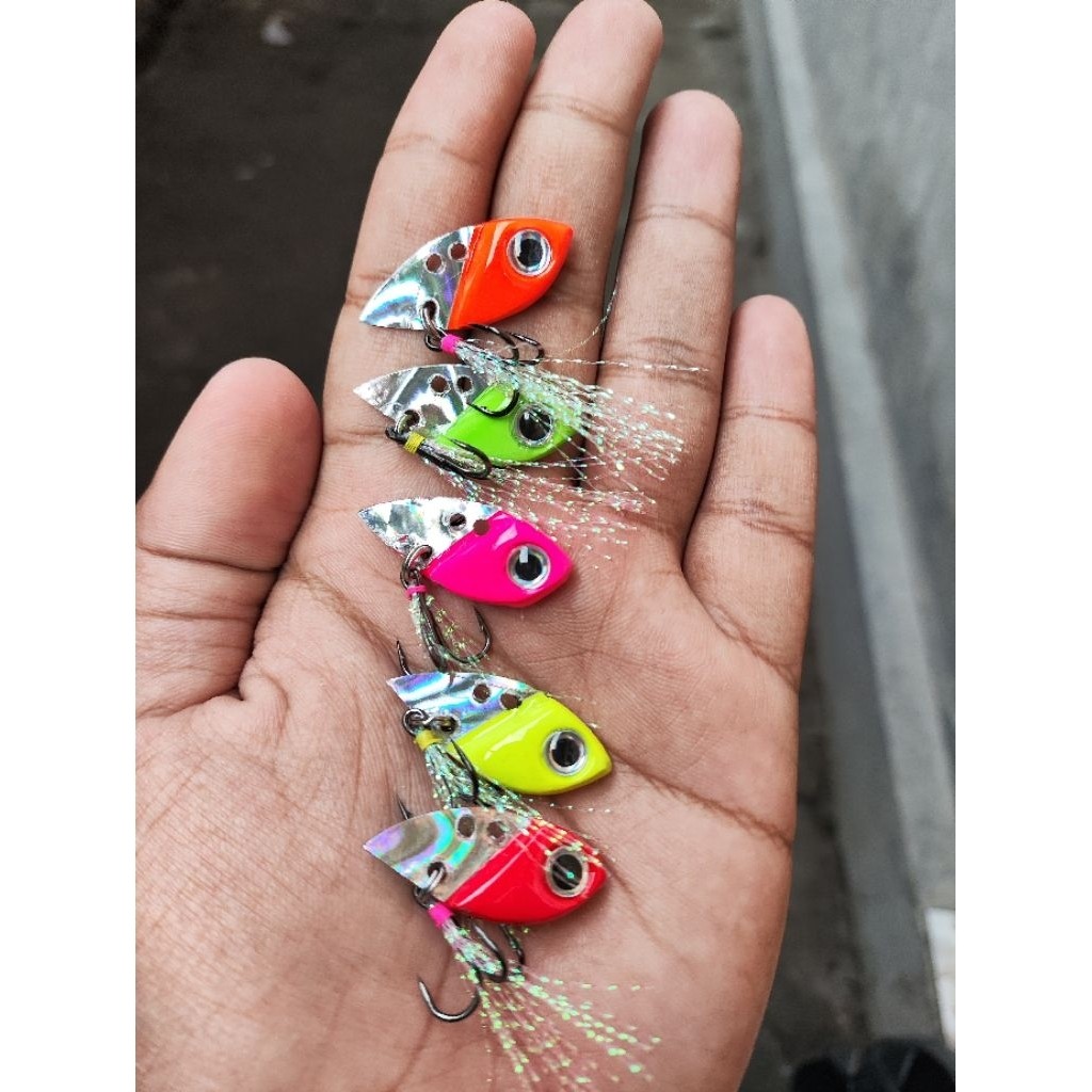 HS Half Solid Vibra Sirip Hiu 5gr 7gr  10gr  by warounk pancing shop Casting Deep Water Gabus/Toman