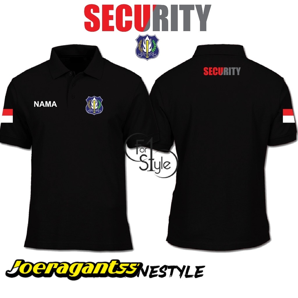 POLOSHIRT KAOS KERAH SECURITY - POLO SECURITY - KAOS KERAH POLOSHIRT SECURITY