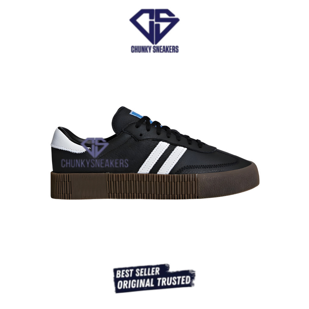 Sepatu Adidas Samba Rose Black White Gum 100% Original BNIB