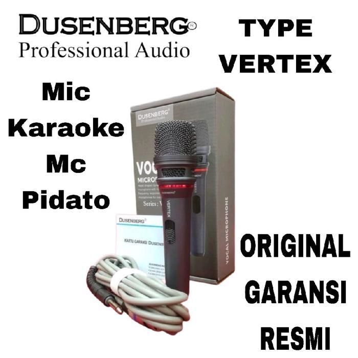 Mic Kabel Dyanmic - Dusenberg - Vertex adalah pilihan tepat untuk karaoke Anda. Kualitas suara yang 