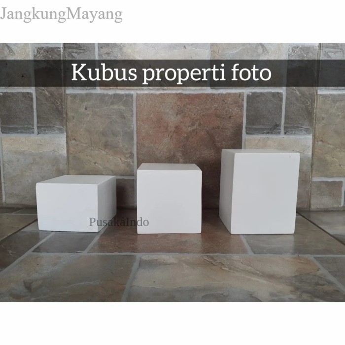 Properti foto/Properti Foto/Kubus kayu - Gunungan Kecil murah NN1