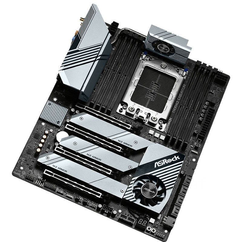 ASRock Motherboard TRX40 Creator AMD Ryzen Threadripper sTRX4 TRX40 Max 256GB DR4 ATX