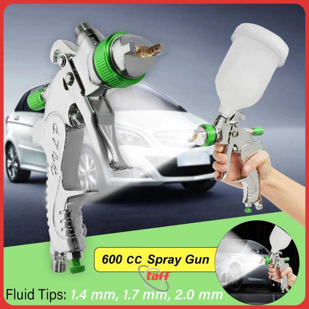 Taffware HVLP Professional Spray Gun Nozzle Airbrush 1.4/1.7/2.0mm - H-2008